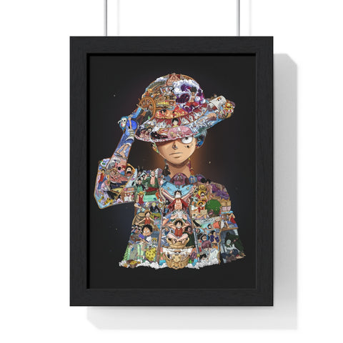 LUFFY COLOR FRAMED POSTER LUFFY COLOR FRAMED POSTER