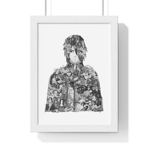 SASUKE BLACK & WHITE FRAMED POSTER SASUKE BLACK & WHITE FRAMED POSTER