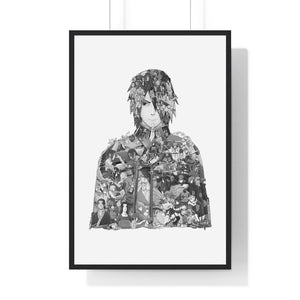 SASUKE BLACK & WHITE FRAMED POSTER SASUKE BLACK & WHITE FRAMED POSTER