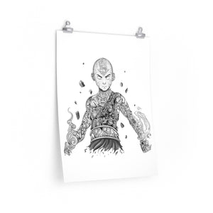 AANG BLACK & WHITE POSTER AANG BLACK & WHITE POSTER