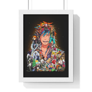 JIRAIYA COLOR FRAMED POSTER JIRAIYA COLOR FRAMED POSTER