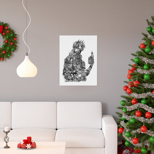 KAKASHI BLACK & WHITE POSTER KAKASHI BLACK & WHITE POSTER