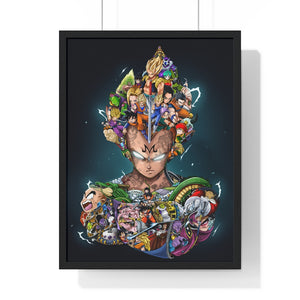 VEGETA COLOR FRAMED POSTER VEGETA COLOR FRAMED POSTER