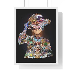 LUFFY COLOR FRAMED POSTER LUFFY COLOR FRAMED POSTER