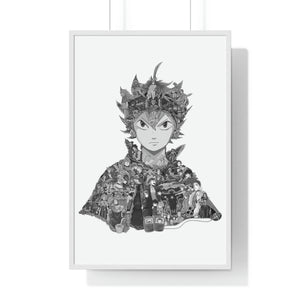 ASTA BLACK & WHITE FRAMED POSTER ASTA BLACK & WHITE FRAMED POSTER