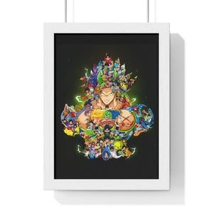 BROLY COLOR FRAMED POSTER BROLY COLOR FRAMED POSTER