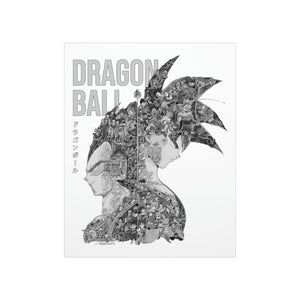 GOKU VEGETA BLACK & WHITE POSTER GOKU VEGETA BLACK & WHITE POSTER