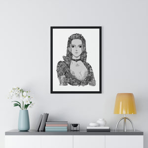 ROBIN BLACK & WHITE FRAMED POSTER ROBIN BLACK & WHITE FRAMED POSTER