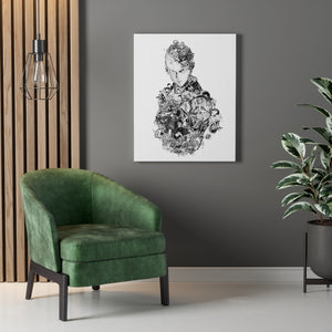 SAITAMA BLACK & WHITE CANVAS SAITAMA BLACK & WHITE CANVAS