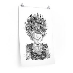 GOHAN BLACK & WHITE POSTER GOHAN BLACK & WHITE POSTER