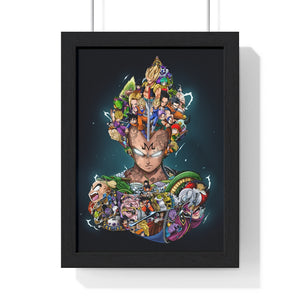 VEGETA COLOR FRAMED POSTER VEGETA COLOR FRAMED POSTER