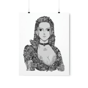 ROBIN BLACK & WHITE POSTER ROBIN BLACK & WHITE POSTER