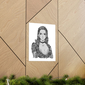 ROBIN BLACK & WHITE POSTER ROBIN BLACK & WHITE POSTER