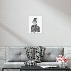 SHIKAMARU BLACK & WHITE POSTER SHIKAMARU BLACK & WHITE POSTER