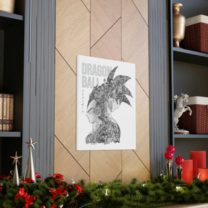 GOKU VEGETA BLACK & WHITE CANVAS GOKU VEGETA BLACK & WHITE CANVAS