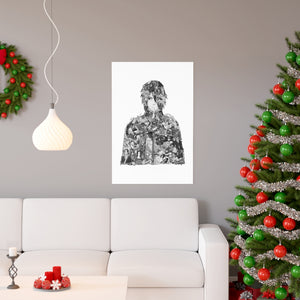 SASUKE BLACK & WHITE POSTER SASUKE BLACK & WHITE POSTER