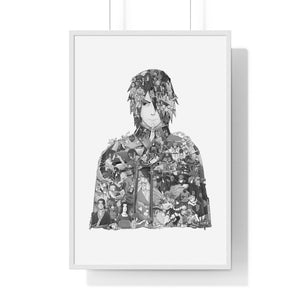 SASUKE BLACK & WHITE FRAMED POSTER SASUKE BLACK & WHITE FRAMED POSTER