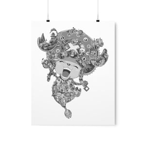 CHOPPER BLACK & WHITE POSTER CHOPPER BLACK & WHITE POSTER