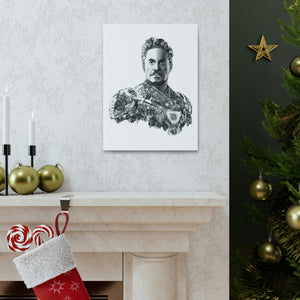 IRON MAN BLACK & WHITE CANVAS IRON MAN BLACK & WHITE CANVAS