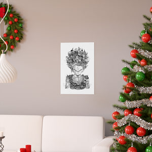 GOHAN BLACK & WHITE POSTER GOHAN BLACK & WHITE POSTER