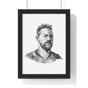 NEYMAR BLACK & WHITE FRAMED POSTER NEYMAR BLACK & WHITE FRAMED POSTER