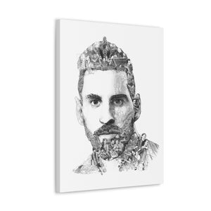MESSI BLACK & WHITE CANVAS MESSI BLACK & WHITE CANVAS
