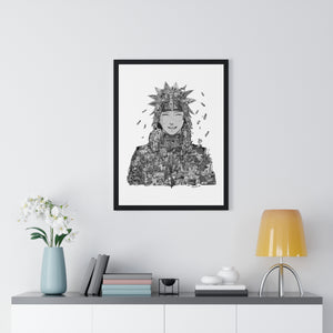 MINATO BLACK & WHITE FRAMED POSTER MINATO BLACK & WHITE FRAMED POSTER