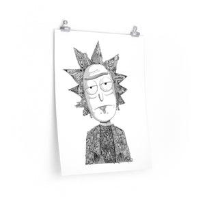 RICK BLACK & WHITE POSTER RICK BLACK & WHITE POSTER
