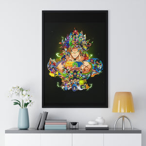 BROLY COLOR FRAMED POSTER BROLY COLOR FRAMED POSTER