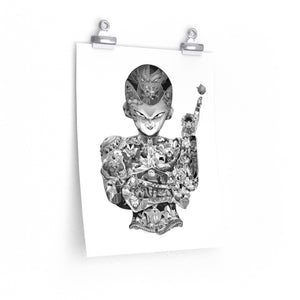 FRIEZA BLACK & WHITE POSTER FRIEZA BLACK & WHITE POSTER