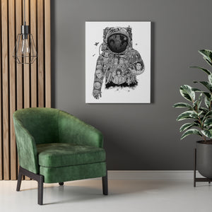 ASTRONAUT BLACK & WHITE CANVAS ASTRONAUT BLACK & WHITE CANVAS