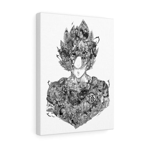 GOKU BLACK & WHITE CANVAS GOKU BLACK & WHITE CANVAS