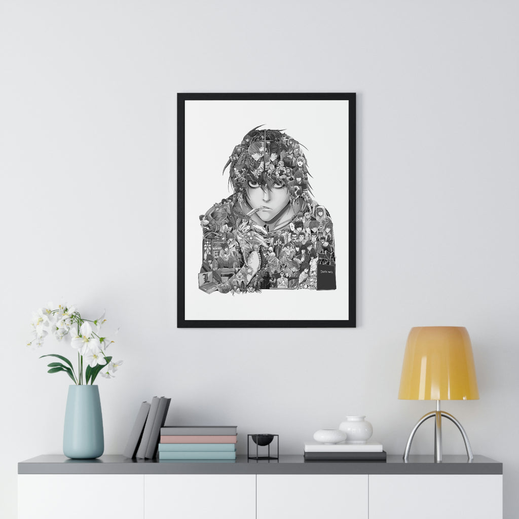L BLACK & WHITE FRAMED POSTER L BLACK & WHITE FRAMED POSTER