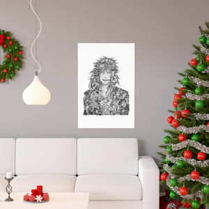 JIRAIYA BLACK & WHITE POSTER JIRAIYA BLACK & WHITE POSTER