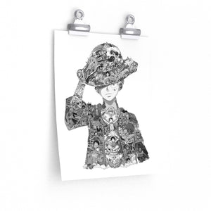 LUFFY BLACK & WHITE POSTER LUFFY BLACK & WHITE POSTER