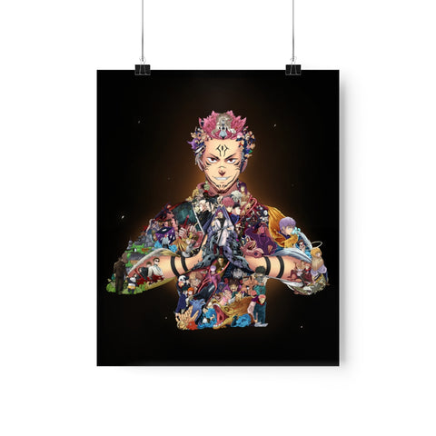 SUKUNA COLOR POSTER SUKUNA COLOR POSTER