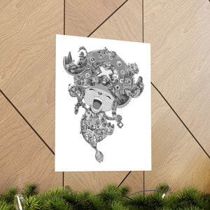 CHOPPER BLACK & WHITE POSTER CHOPPER BLACK & WHITE POSTER