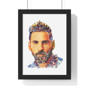 MESSI COLOR FRAMED POSTER MESSI COLOR FRAMED POSTER