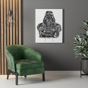 DARTH VADER BLACK & WHITE CANVAS DARTH VADER BLACK & WHITE CANVAS