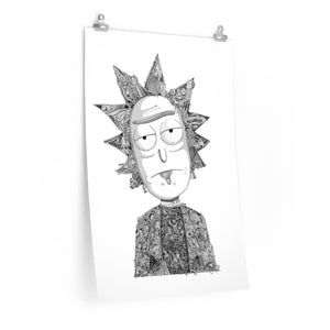 RICK BLACK & WHITE POSTER RICK BLACK & WHITE POSTER