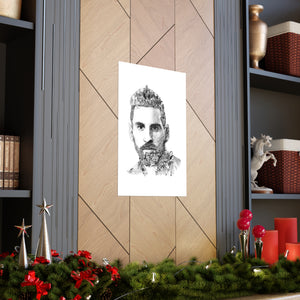 MESSI BLACK & WHITE POSTER MESSI BLACK & WHITE POSTER