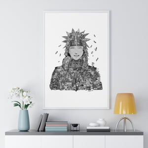 MINATO BLACK & WHITE FRAMED POSTER MINATO BLACK & WHITE FRAMED POSTER