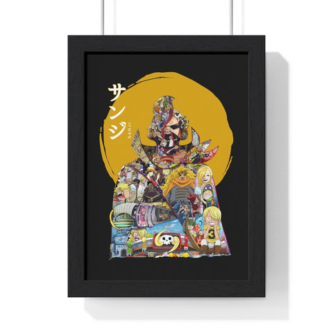 SANJI COLOR FRAMED POSTER SANJI COLOR FRAMED POSTER