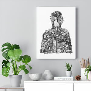 SASUKE BLACK & WHITE CANVAS SASUKE BLACK & WHITE CANVAS