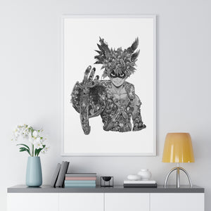 BAKUGO BLACK & WHITE FRAMED POSTER BAKUGO BLACK & WHITE FRAMED POSTER