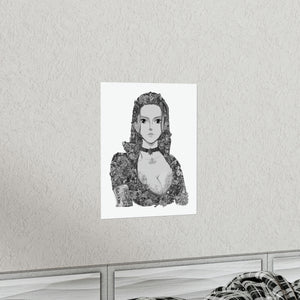 ROBIN BLACK & WHITE POSTER ROBIN BLACK & WHITE POSTER