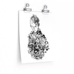 SAITAMA BLACK & WHITE POSTER SAITAMA BLACK & WHITE POSTER