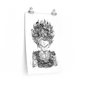 GOHAN BLACK & WHITE POSTER GOHAN BLACK & WHITE POSTER