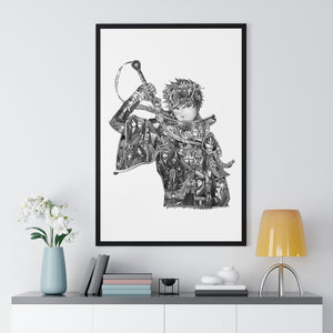 ICHIGO BLACK & WHITE FRAMED POSTER ICHIGO BLACK & WHITE FRAMED POSTER