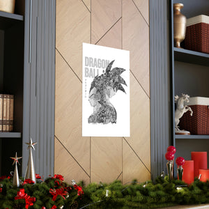 GOKU VEGETA BLACK & WHITE POSTER GOKU VEGETA BLACK & WHITE POSTER